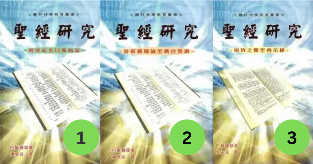 聖經研究(卷一至卷三)／Explore the Book (Vol. 1 to Vol. 3)